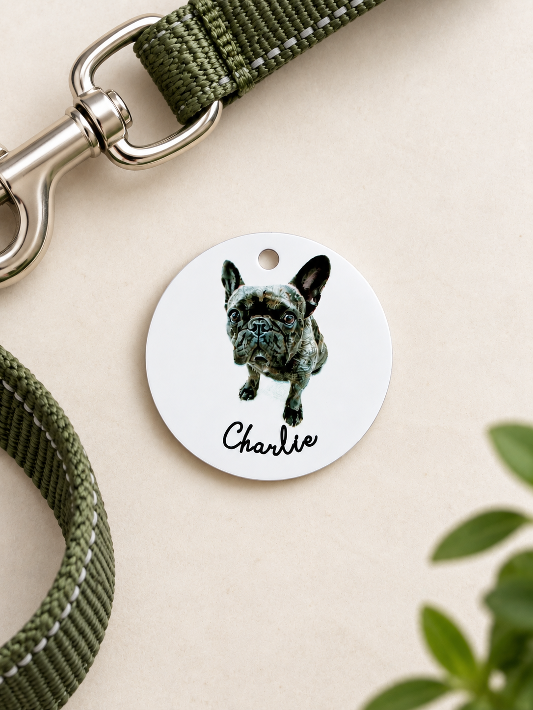 Personalized Pet ID Tag with Photo | Custom Dog & Cat Tag